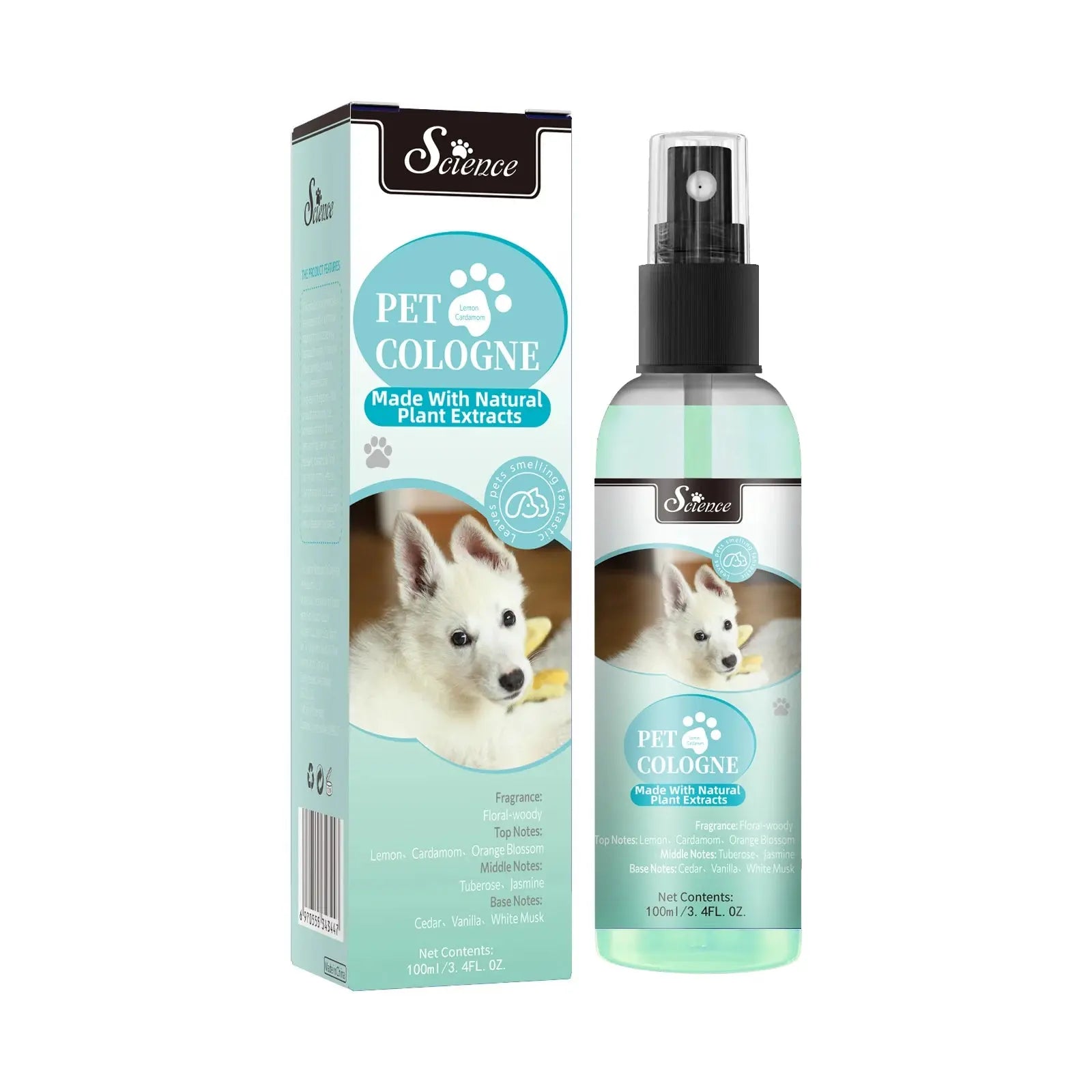 pet deodorizing spray 100 Ml Pet Deodorizing Perfume Spray, Cats & Dogs Eliminating Odors Natural Long-Lasting Fragrance (Lemon, Orange And Lavender) WLP Company