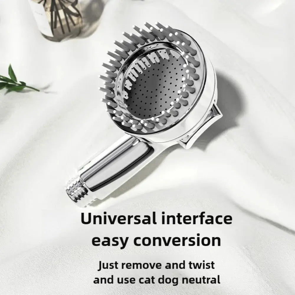 Dog Shower Head Pet Bath Sprayer with Scrubbing Brush Massage Foaming Device for Cat and Dog Washing WLP Company