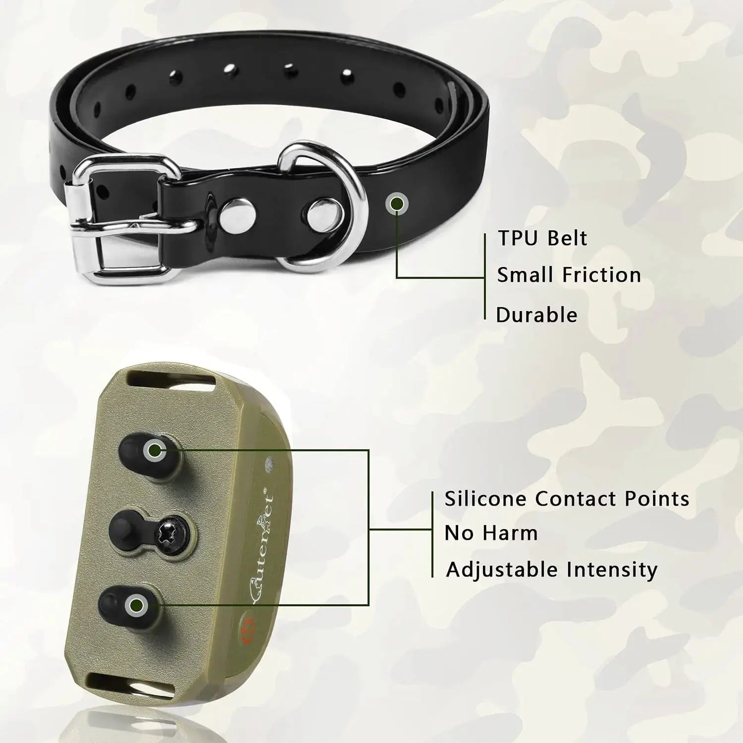 dog training collar Training Collar Pet Dog Remote Control Waterproof Rechargeable Pet Barking Stopper Dog Repellent Control Training Collar WLP Company