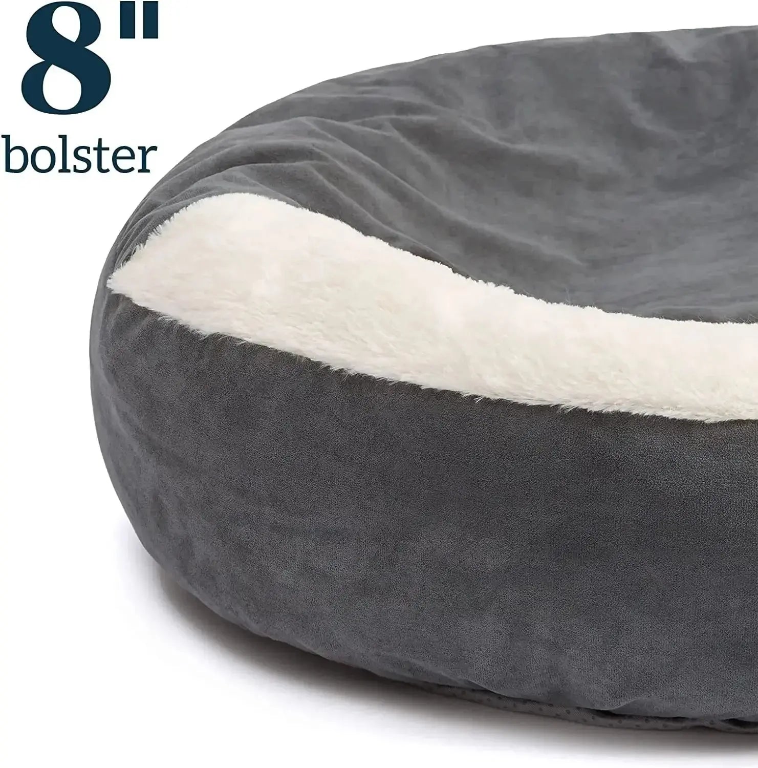 Semi-closed Dog Kennel Small and Medium Pet Sleeping Pad - Corduroy Winter Warm WLP Company