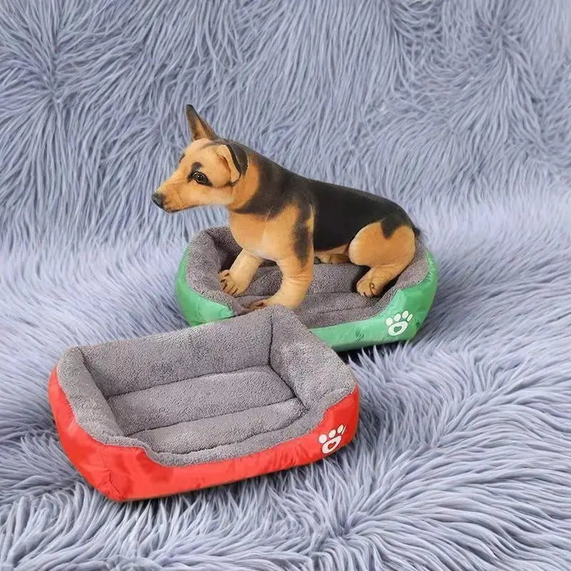 warm pet bed Waterproof Fleece Pet Bed - Ultimate Comfort for Your Furry Friend WLP Company