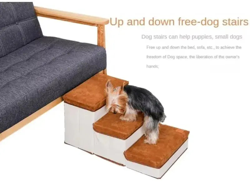 Pet Climbing Ladder: Foldable and Non-Slip Storage Solution for Indoor Use WLP Company