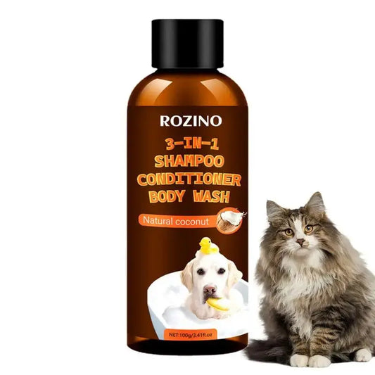 Dog Body Wash 3-in-1 Coconut Stain & Odor Eliminator Plant-Based Organic Tearless Moisturizer Dog Shampoo And Conditioner Carpet WLP Company