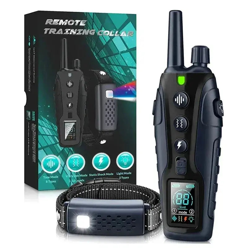 1000m Smart Dog Training Collar with Remote Electric Shocker Suitable for Preventing Dog Barking Pet Behavior Training Supplies WLP Company