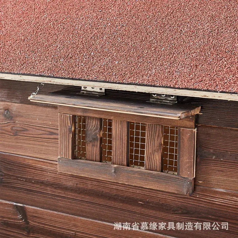 Solid Wood Dog Kennel Outdoor Dog Kennel | Wooden Large Villa for Pets WLP Company