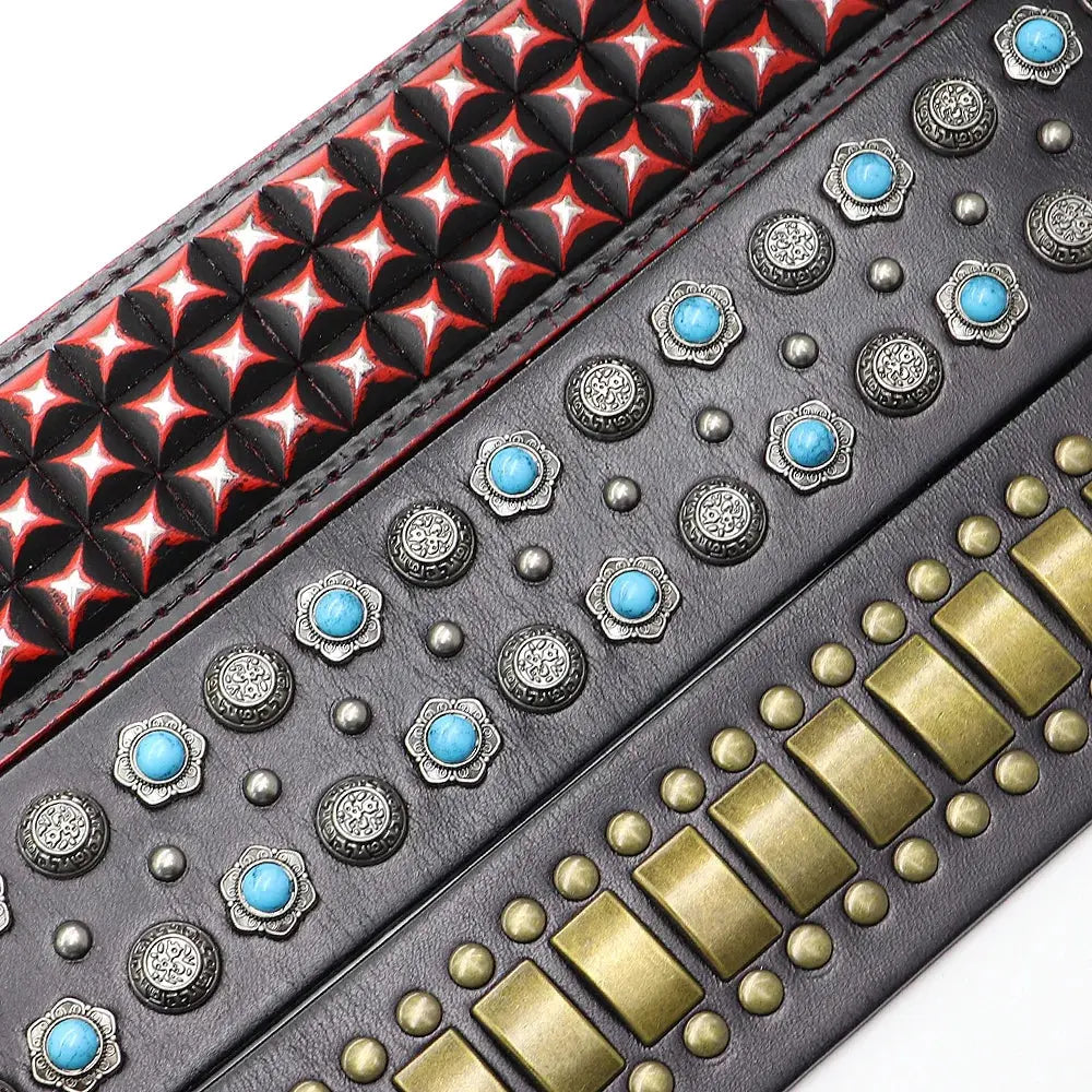 luxurious dog collar Luxurious Dog Real Leather Collar for Pet shows WLP Company