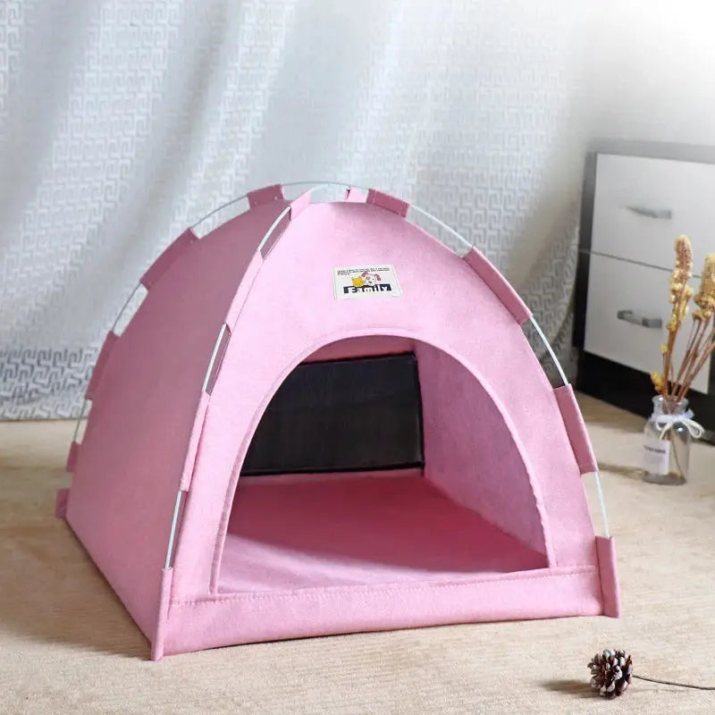 Foldable Cat House Pet Tent Four Seasons Universal Cat and Dog Pet Nest Summer Cool Mat Outdoor Portable Foldable Breathable WLP Company
