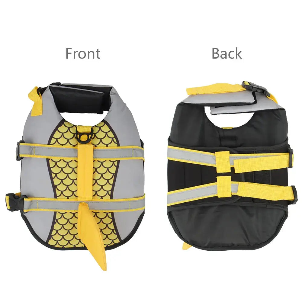 dog life jacket Scales Shark Swim Dog Clothes Pet Life Jacket Vest Harness Pet Swimming Summer Swimwear WLP Company