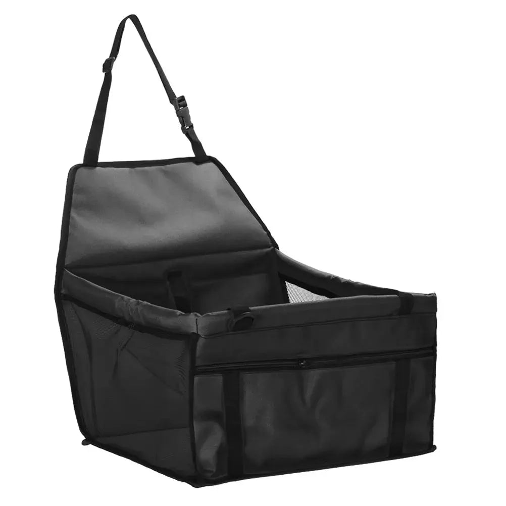 pet seat cover Adjustable Belt Travel Bag Carrier Durable Washable Car Seat Cover For Small Medium Large Dogs Black Portable Pet Seat WLP Company