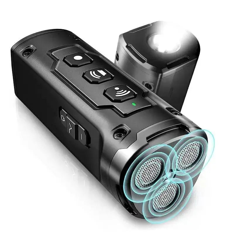 Pet Dog Repeller Ultrasonic Dog Training Device Rechargeable Anti-Bark Triple Sonic Emitter Deterrent Device with LED Flashlight WLP Company