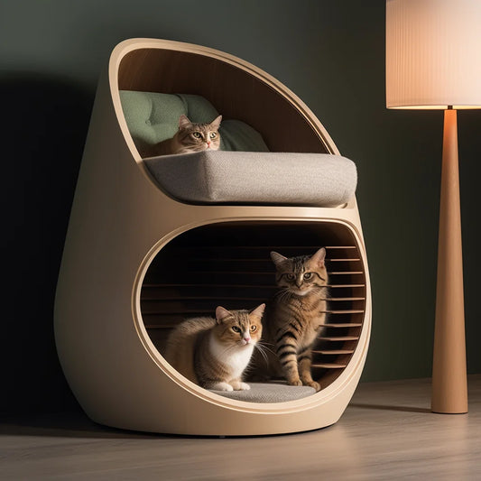 Luxury 3D Printed Eco-friendly Cat Apartment