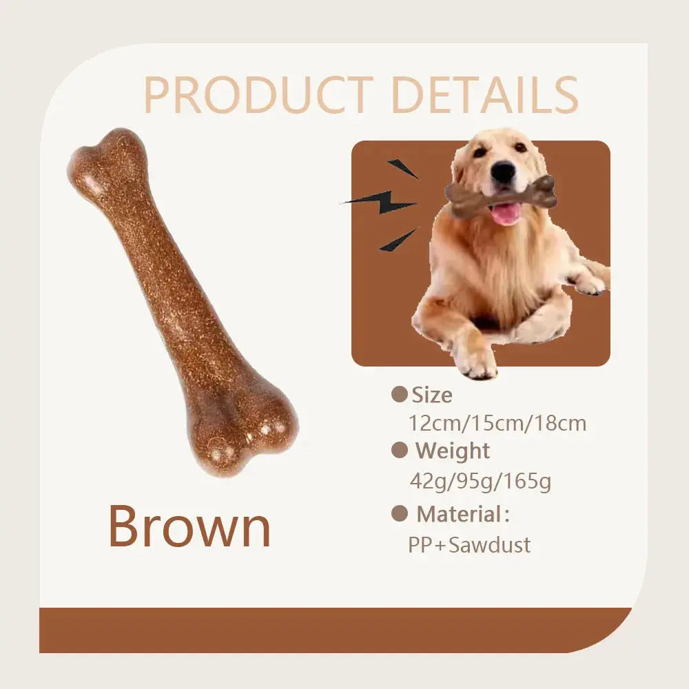 Dog Chew Toys Bone Chews Toys Nearly Indestructible Natural Non-Toxic Anti-bite Puppy Toys For Small Medium Large Dog Pet Chew Toy WLP Company