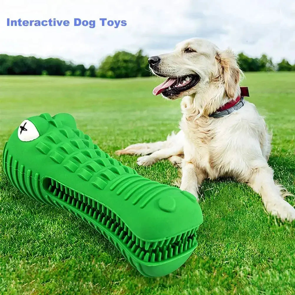 Pet Dog Chew Toys Rubber Chew Toy Aggressive Chewers Dog Toothbrush Doggy Puppy Dental Care For Dog Pet Accessories WLP Company