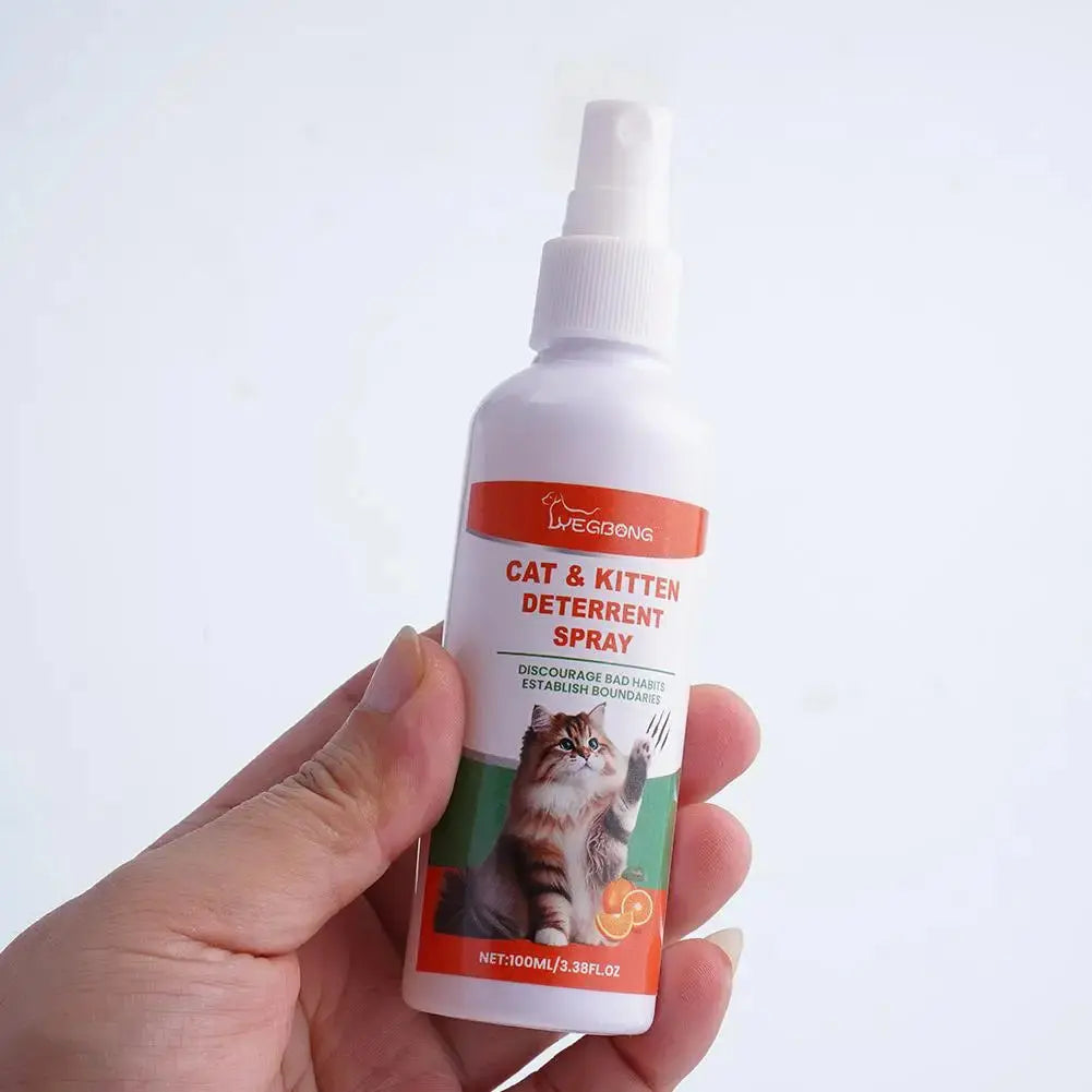 No Scratch Spray Repel Urinating Stop Sofa Chewing Gnawing Forbidden Area Natural Scratch Training Pet Training Liquid For Cats WLP Company