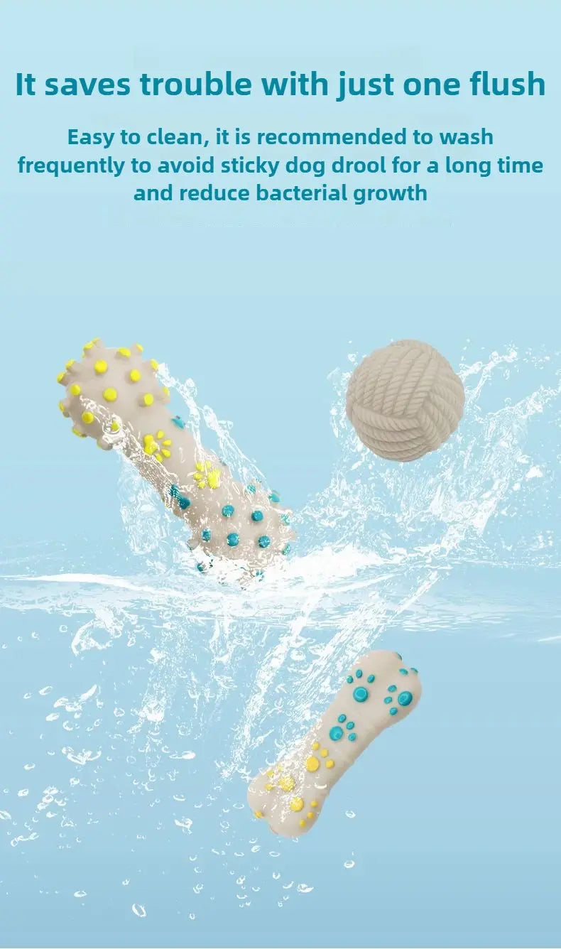 dog toys Dog sound Toys Chew bone stick ball Interactive bone barbell pet cat Summer Anti-stress Educational Walking Barking Toy Supplies WLP Company