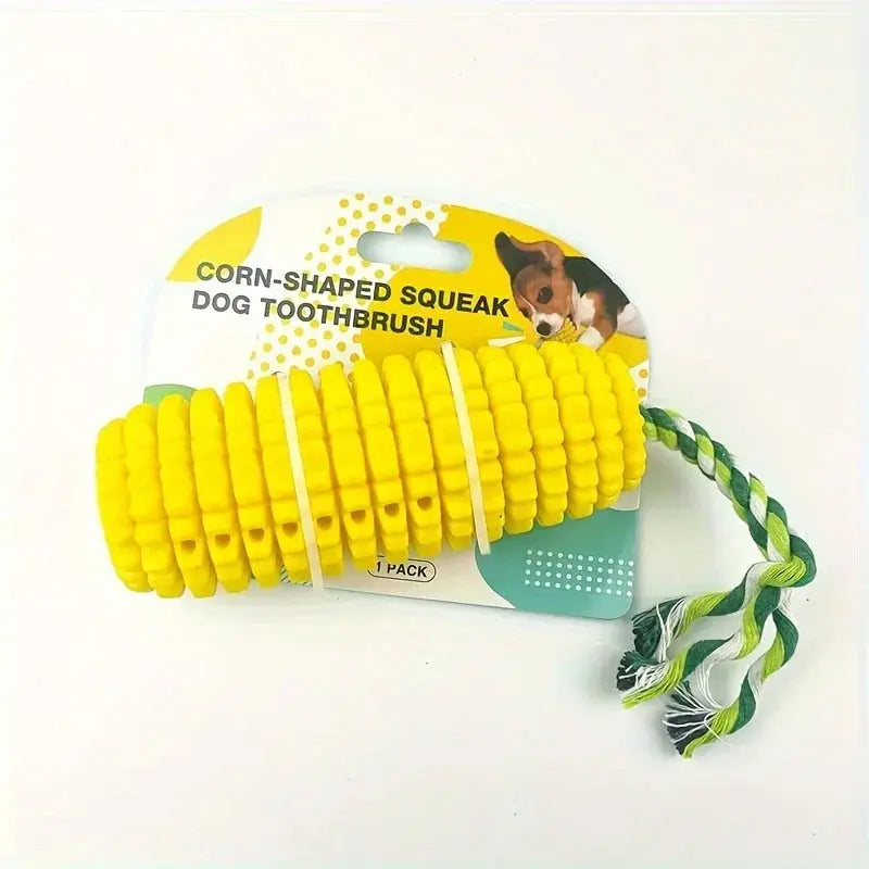 Dog Chew Toys for Aggressive Chewers, Teeth Cleaning Chew Toy,Corn Shape Interactive Dog Dental Toys for Medium Large Puppy Dogs WLP Company