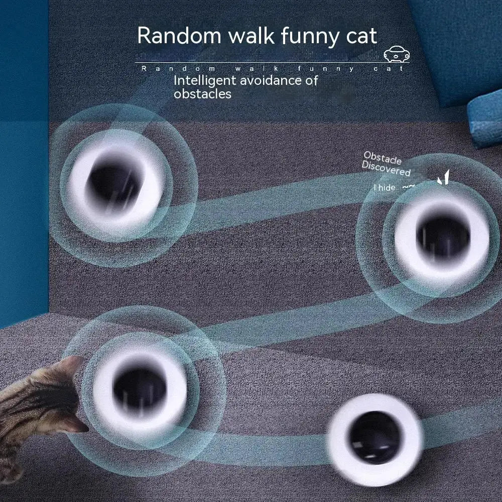 Cat Toy Smart Teaser UFO Pet Turntable Catching Training toys WLP Company
