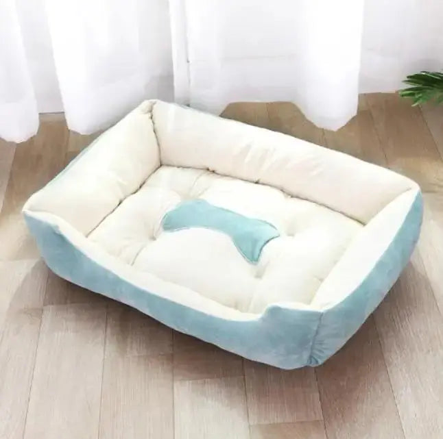 warm pet bed Waterproof Fleece Pet Bed - Ultimate Comfort for Your Furry Friend WLP Company