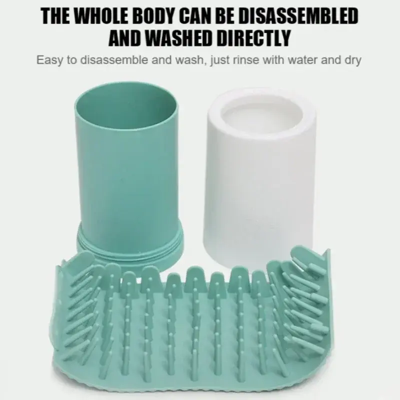 Automatic Pet Foot Washer Cup Silicone Soft Foot Cup Cat Foot Cleaning Bucket Dog Paw Cleaner Cup Manual Quick Feet Wash Cleaner WLP Company