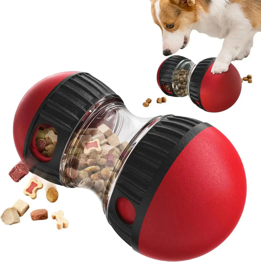Dog Puzzle Toy Elliptical Track Rolling Increase Intelligence Ball Leaky Food Develop Good Habits Durable Interactive Pet Toys WLP Company