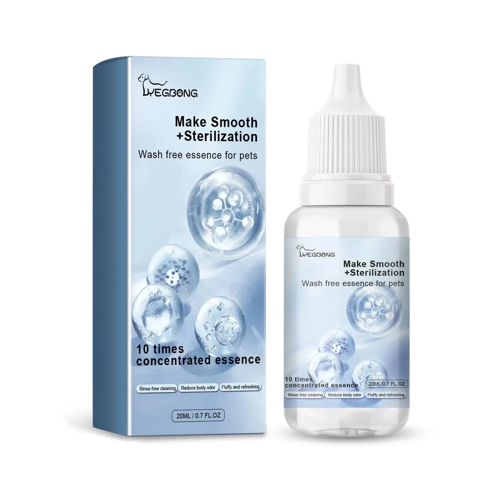 Pet Wash Free Essence Dog Body Wash Hair Softening Removing Dirts Mites Deodorizing Reduce Itching Moisturizing Puppy Shampoo WLP Company