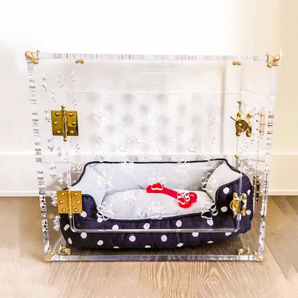 Acrylic Dog Bed Comfortable Acrylic Lucite Dog Bed WLP Company