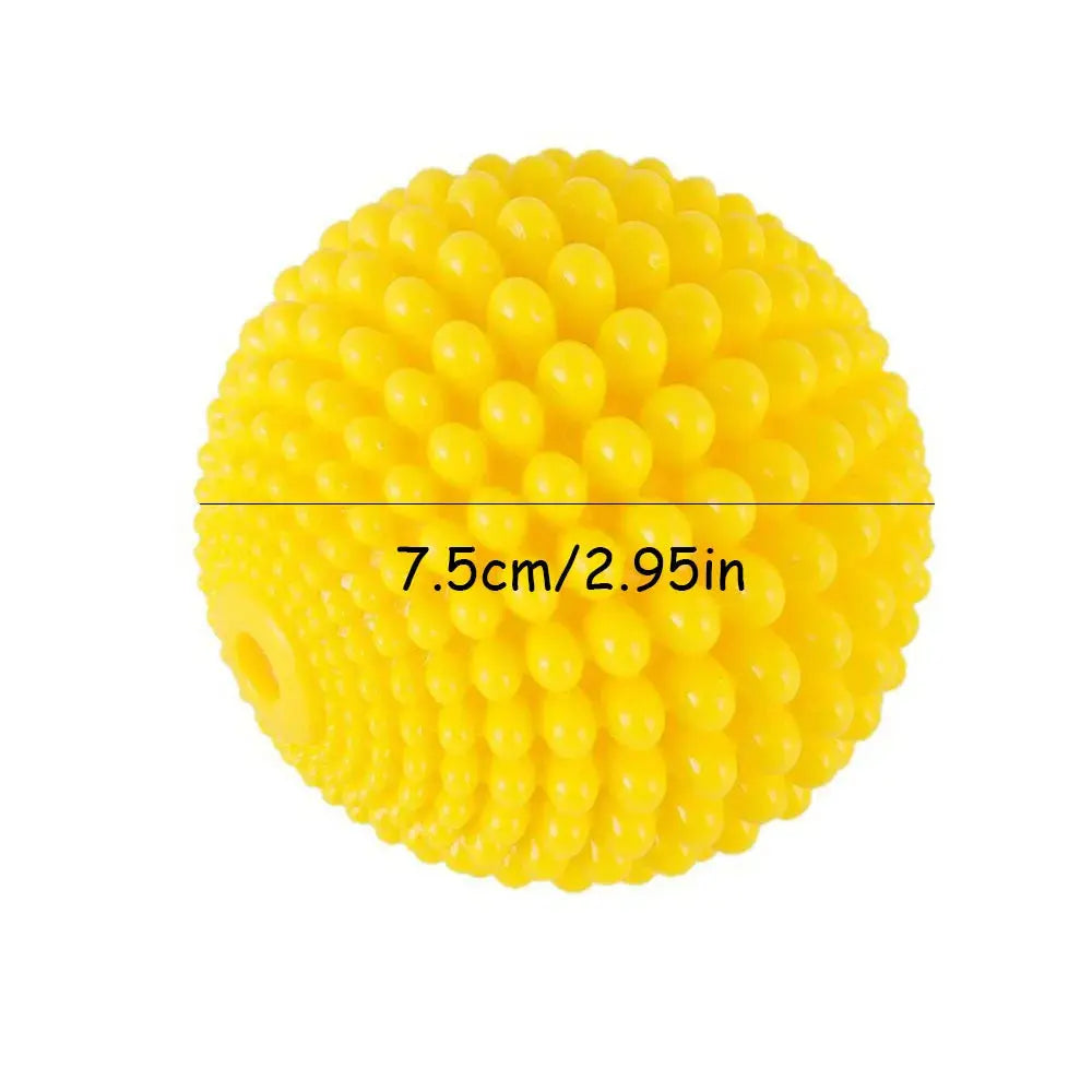Pet Chew Toy Squeaky Corn Ball, Durable Dog Chewing Ball for Teeth Grinding & Cleaning, Puppy Boredom Relief Pet Supplies WLP Company