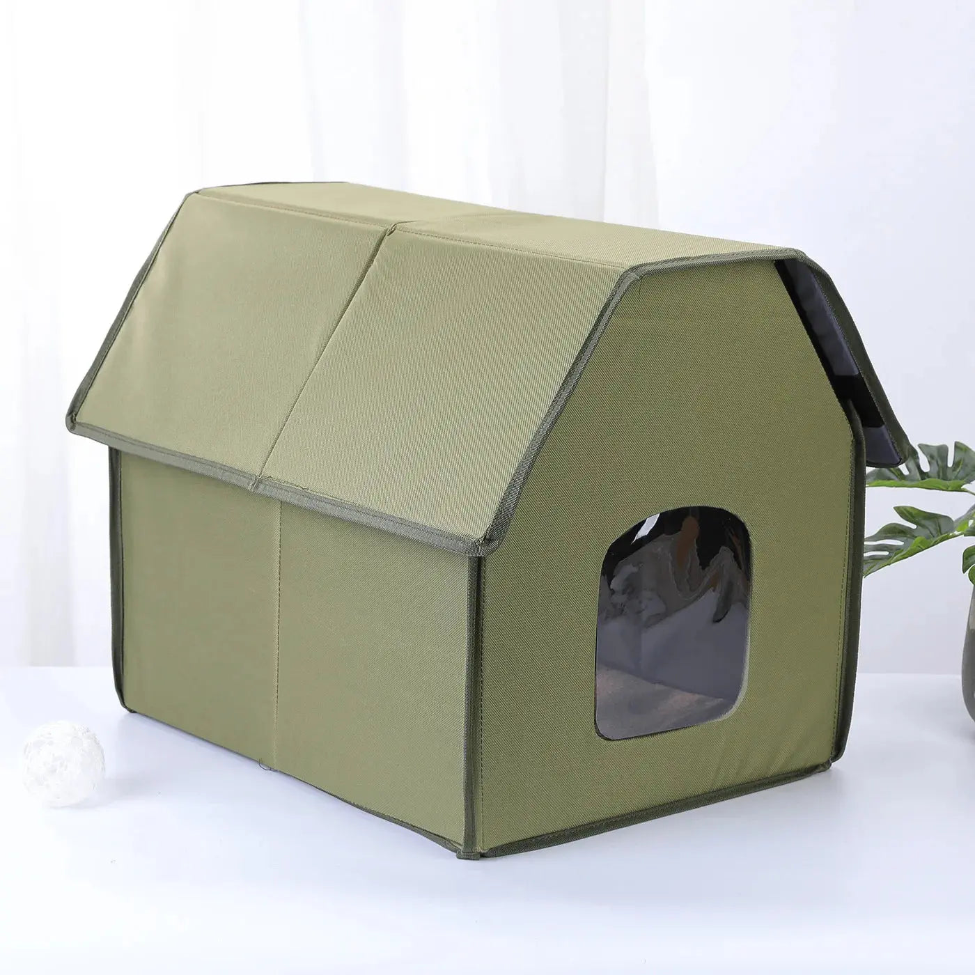 outdoor cat nest Outdoor Stray Cat Nest Waterproof Breathable Oxford Cloth Foldable Cat Kennel WLP Company