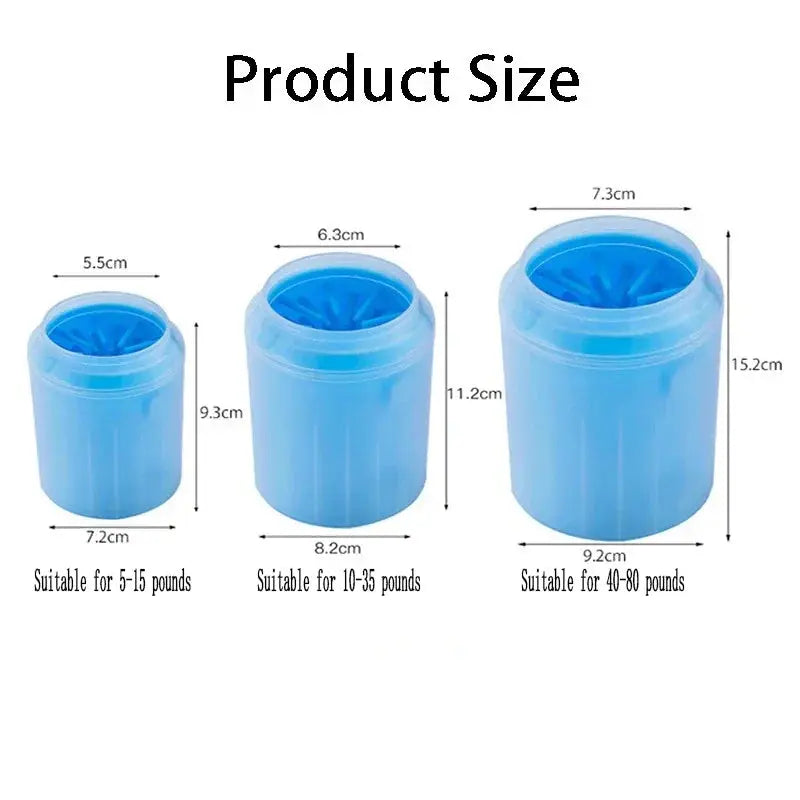 Pet Foot Wash Cup Soft Silicone Material Cat and Dog Foot Cleaner Portable Dog Foot Massage Pet Foot Bath Cleaning Supplies WLP Company