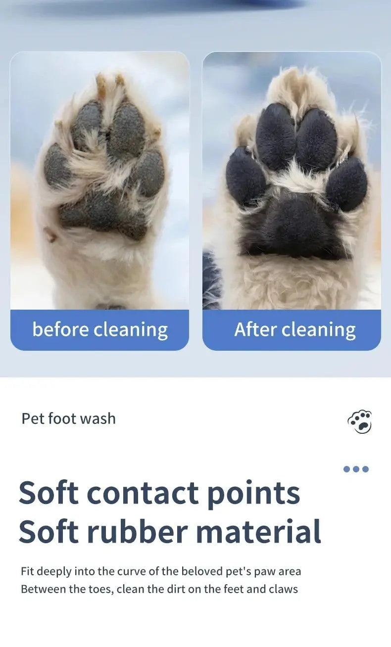 Pet Foot Washing Machine Electric Pet Paw Cleaner Automatic Dog Quick Cleaner Pet Paw Portable Low Noise Waterproof Foot Cup WLP Company