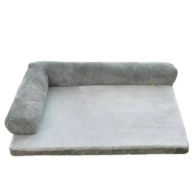 Bed Soft Cushion L Shaped Square Pillow - Machine Washable Pet Bed WLP Company