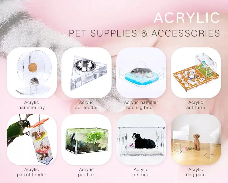 Acrylic Dog Bed Comfortable Acrylic Lucite Dog Bed WLP Company