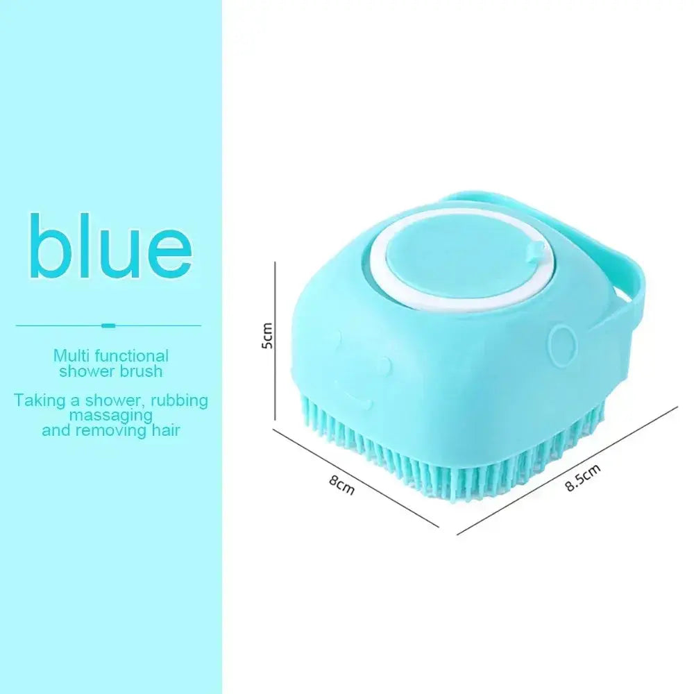 Silica Gel Dog Paws Cleaner Grooming Bathroom Puppy Sprayer Bathtub for Dogs Soft Pet Accessories Brush Safety Multifunction WLP Company