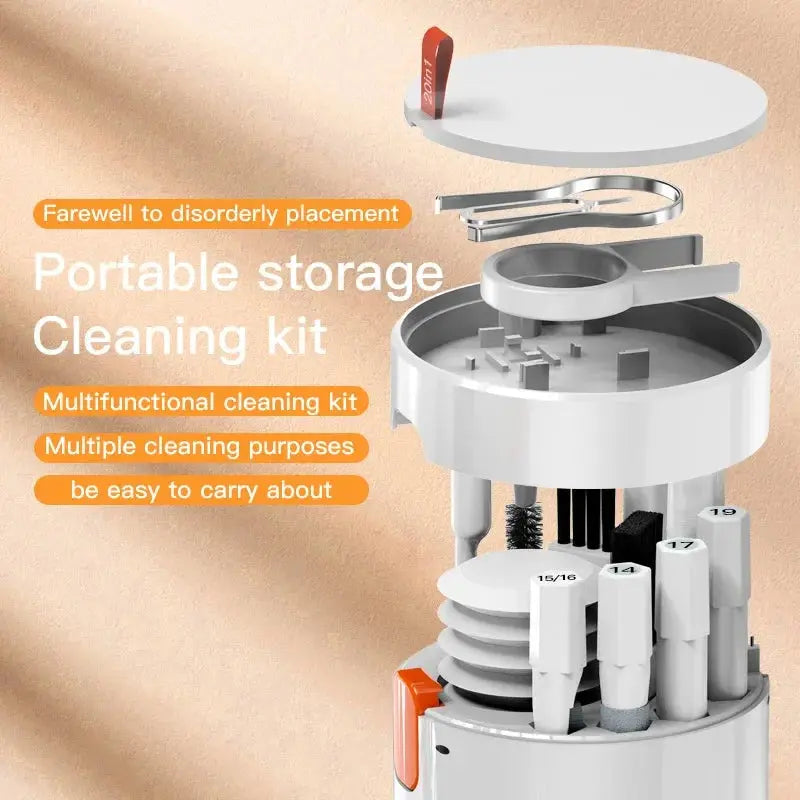 20 in 1 Multi-Functional Cleaning Tool Set WLP Company
