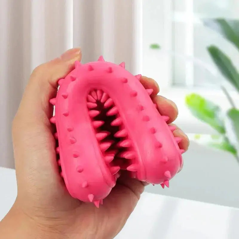 1PC Pet Chew Toy Soft Rubber Bite-resistance Bone Shape Teeth Grinding Chewing Toys for Small Dogs Training Pet Supplies WLP Company