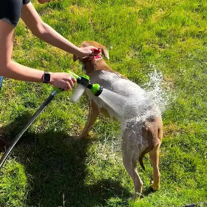 High-pressure Sprayer Nozzle Hose Dog Shower Gun 3 Mode Adjustable Pet Wash Cleaning Bath Water Foam Soap Sprayer Dog Clean Tool WLP Company