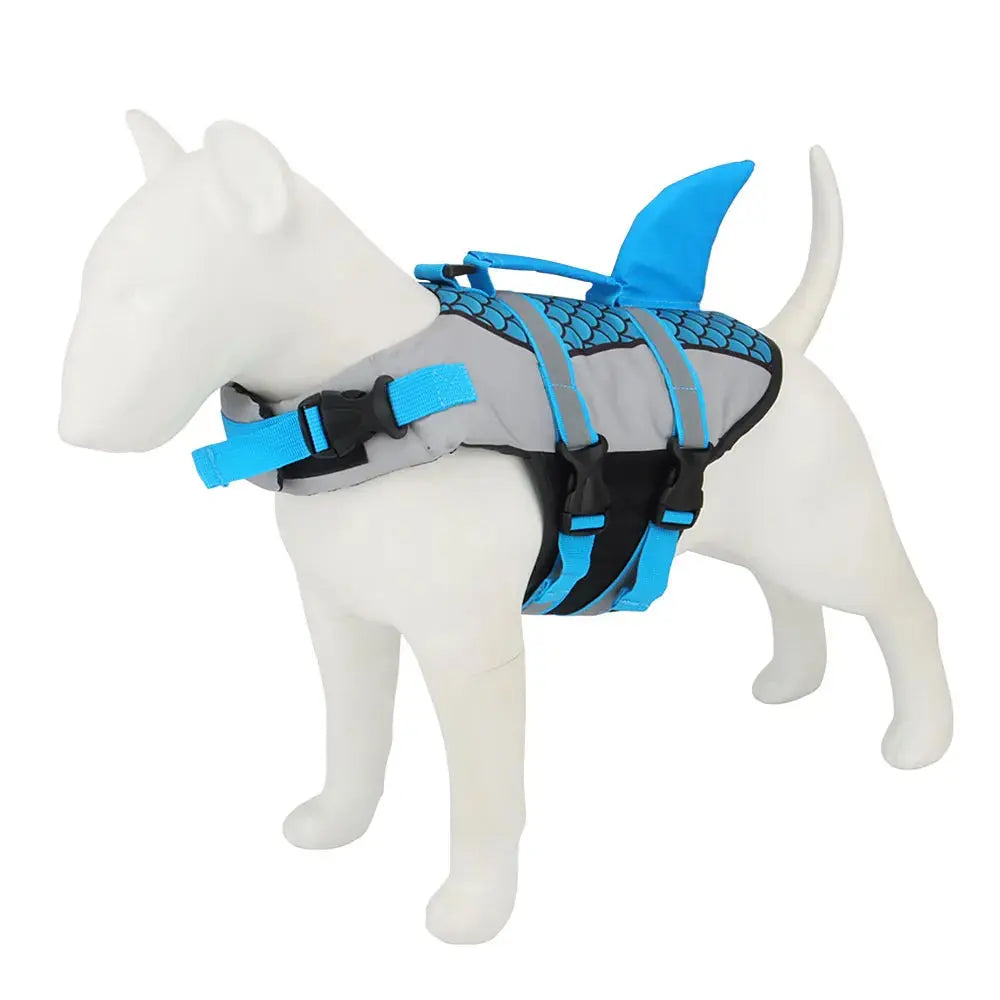 dog life jacket Scales Shark Swim Dog Clothes Pet Life Jacket Vest Harness Pet Swimming Summer Swimwear WLP Company
