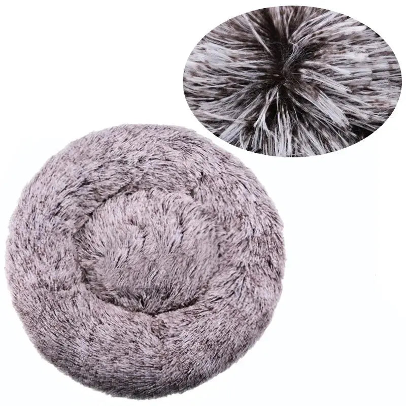 40-90cm Round Pet Bed for Large Dog Bed Super Soft Cat Bed Long Plush Dog House for Medium Dog House Winter Warm Sleeping WLP Company