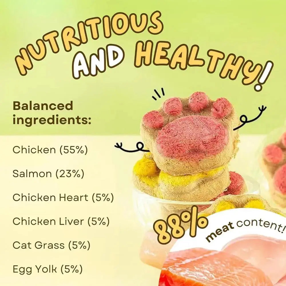 Pet Cat Snacks Freeze-dried Cats Snacks Cat Claw Snacks Cat Dog Universal Snacks Train To Get Rewarded Pet Treats Kitty Food WLP Company