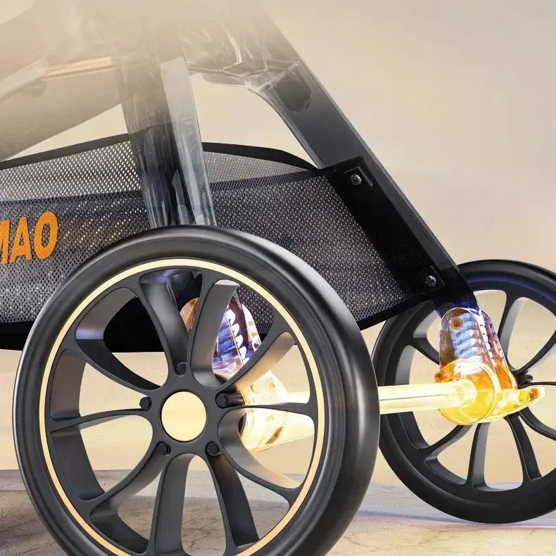 Luxury Dog Stroller Artifact Car Portable Split Folding Small Pet Cart Pet Stroller Dog Trolley Stroller for Cat WLP Company
