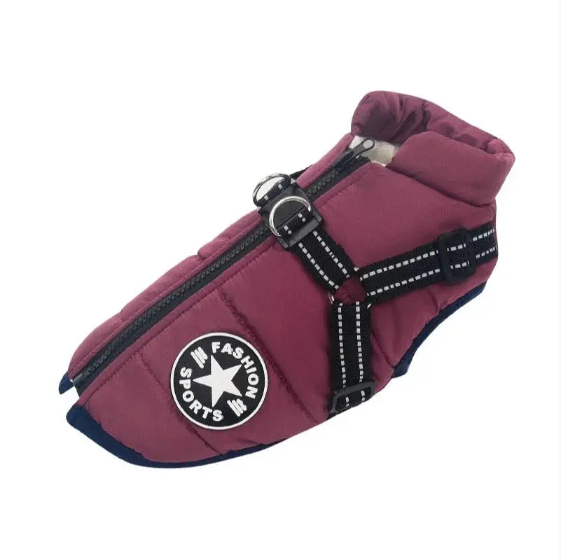 Dogs Jacket with Harness - Waterproof Winter Coat WLP Company