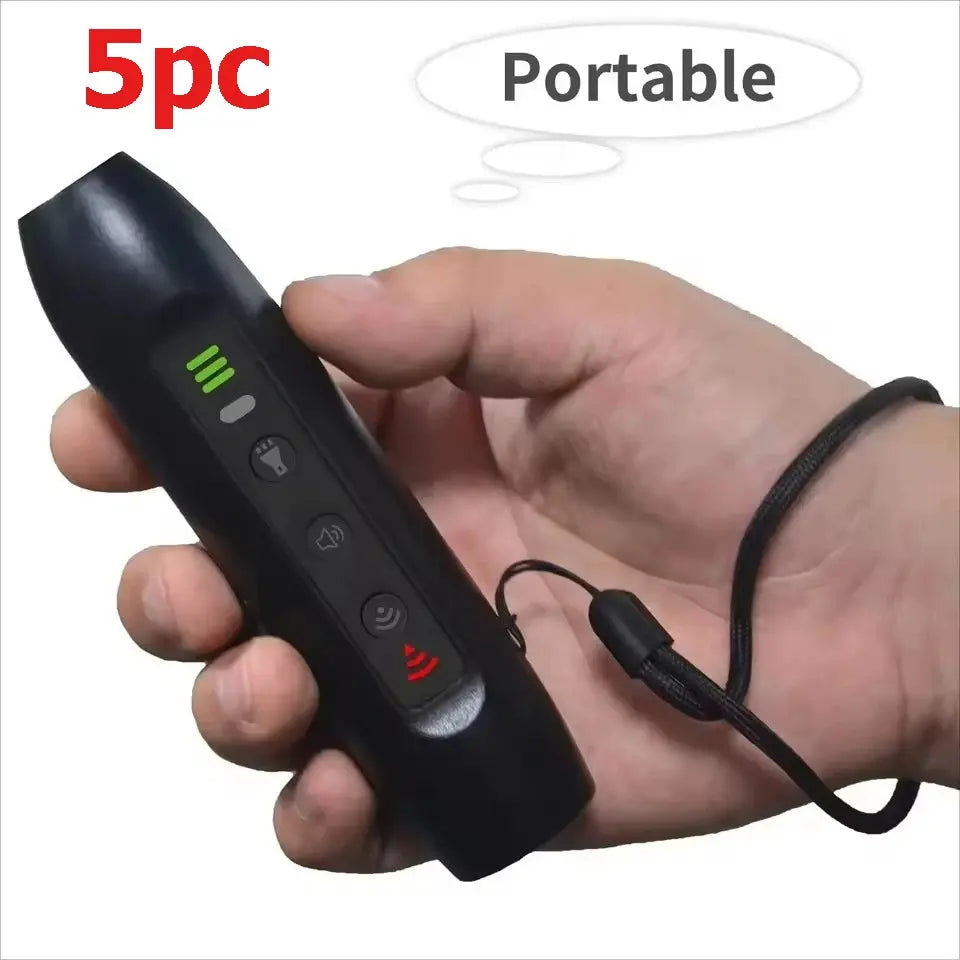Ultrasonic Pet Dog Repellent, Portable Handheld Anti Bite and Anti Barking Drive Stick with LED Flashlight Pet Repellent WLP Company