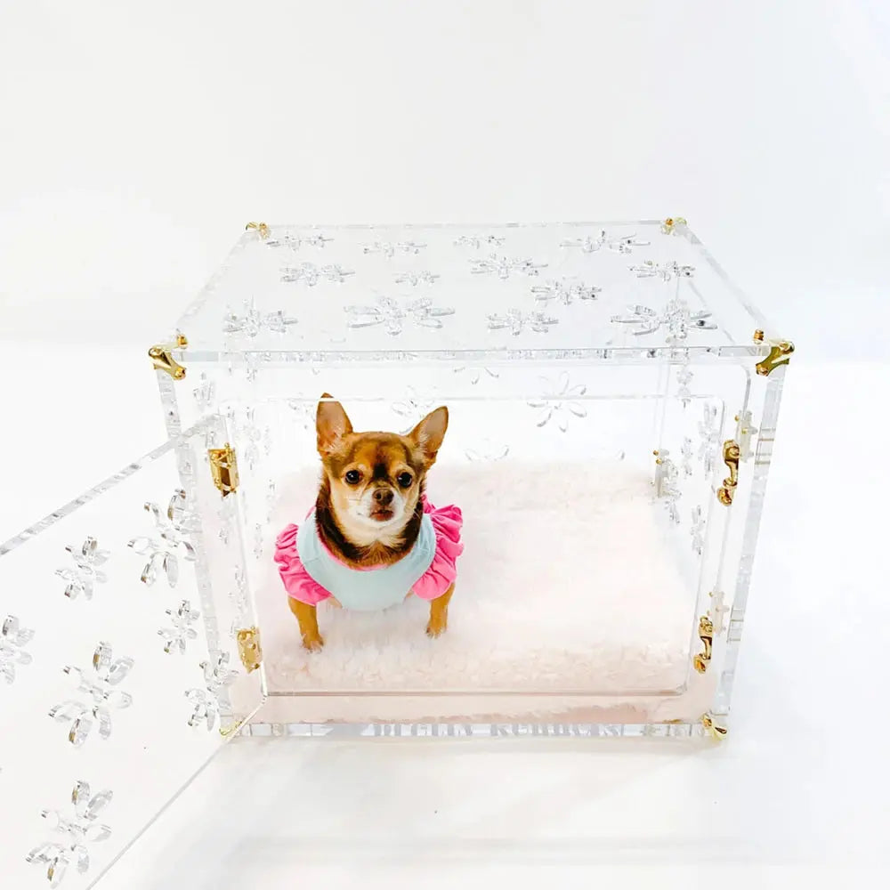 Acrylic Dog Bed Comfortable Acrylic Lucite Dog Bed WLP Company