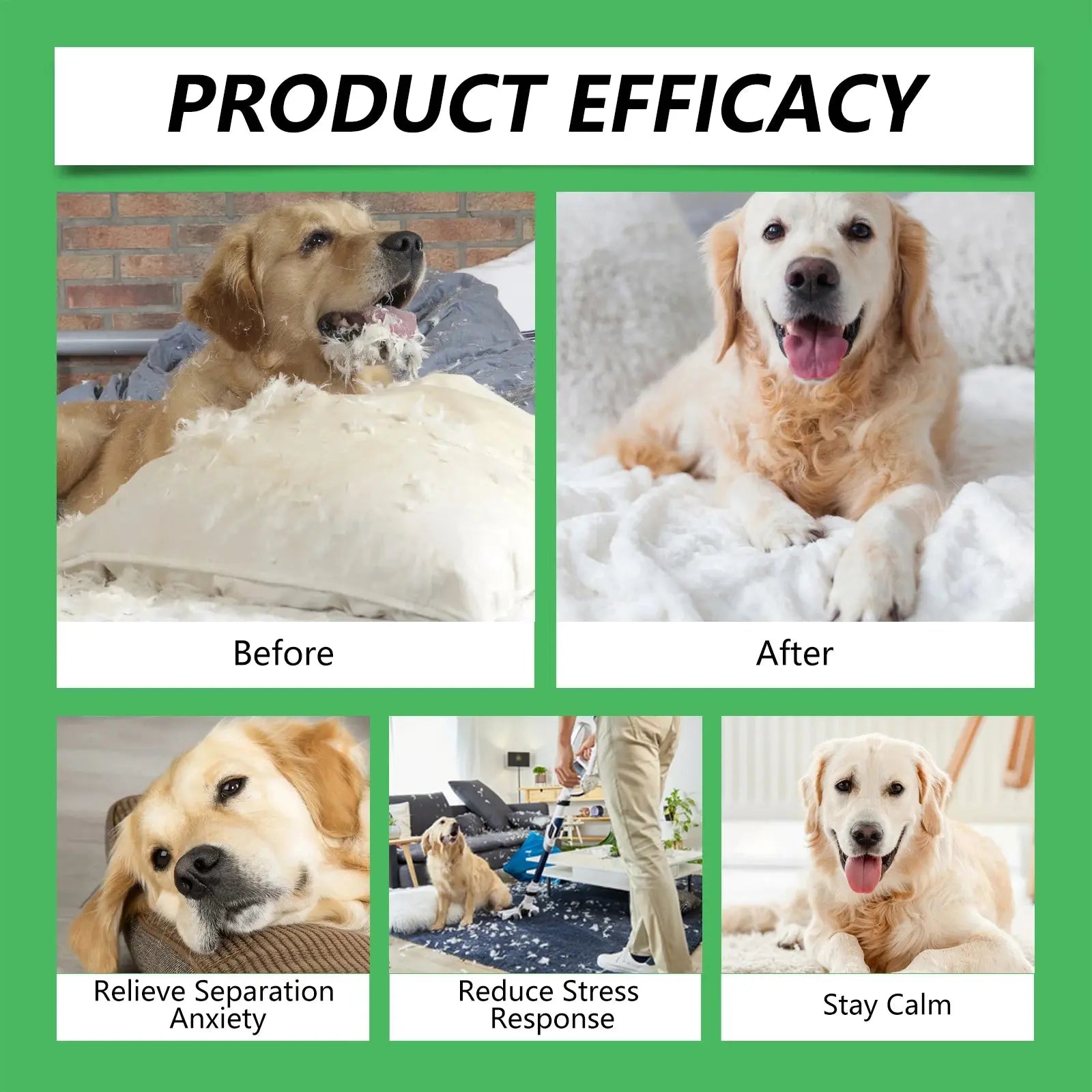 stress relief for pets 45ml Cats Dogs Stress Calming Care Kit, Long-lasting Pet Anxiety Relief Calming Diffuser, Perfect For Travel WLP Company