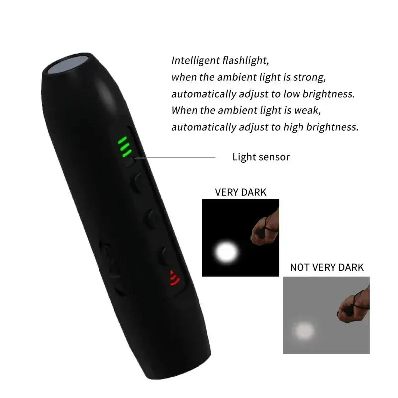 Ultrasonic Pet Dog Repellent, Portable Handheld Anti Bite and Anti Barking Drive Stick with LED Flashlight Pet Repellent WLP Company