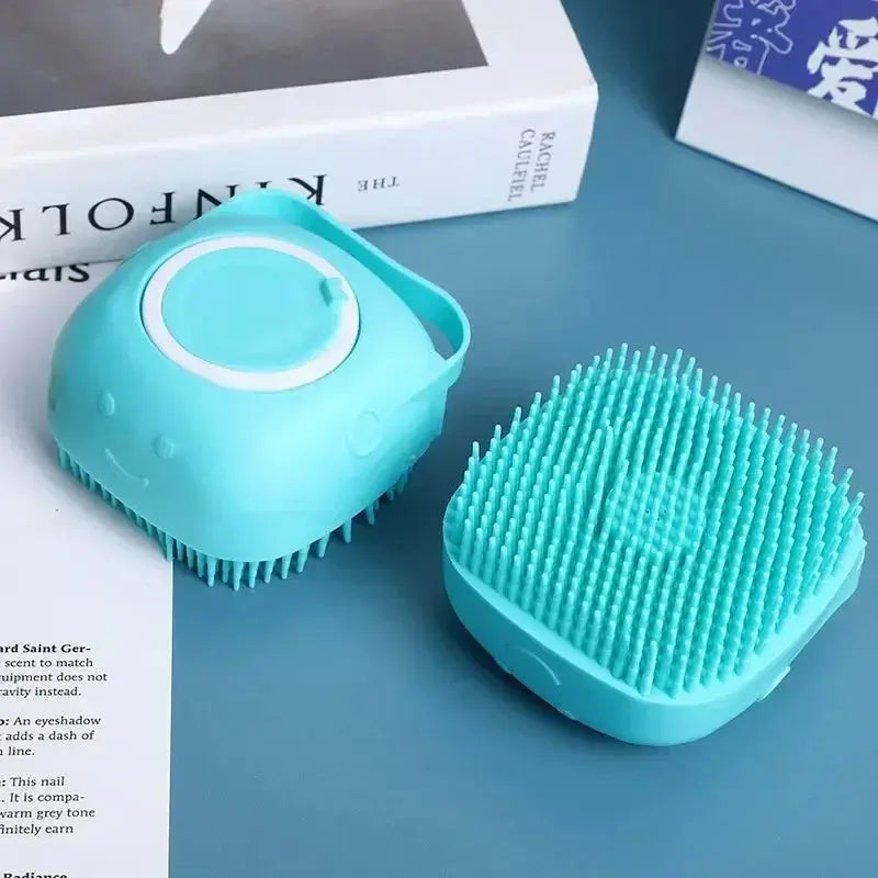 Silica Gel Dog Paws Cleaner Grooming Bathroom Puppy Sprayer Bathtub for Dogs Soft Pet Accessories Brush Safety Multifunction WLP Company