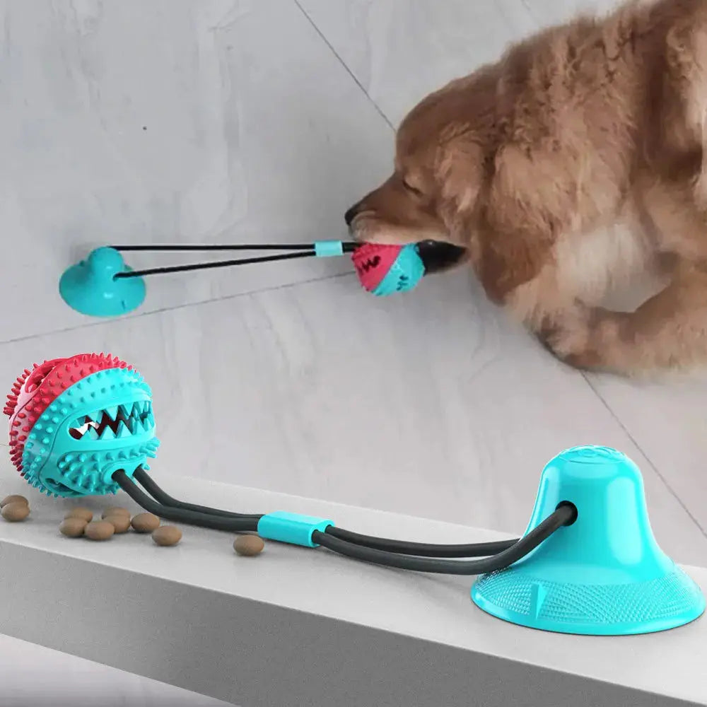 Dog Chew Toys Dog Chiew/Leaking Food Ball with Ropes WLP Company