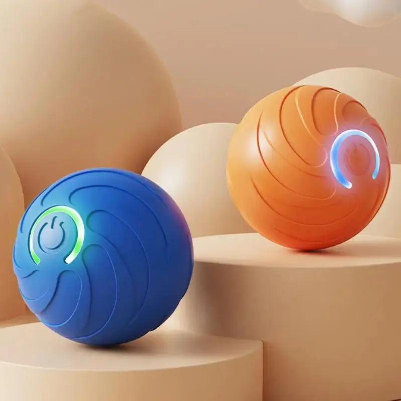 1PC Smart Dog Toy Ball Electronic Interactive Pet Toy Moving Ball USB Automatic Moving Bouncing For Puppy Kitten Birthday Gift WLP Company