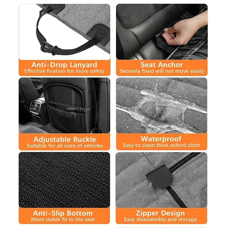 Benepaw-Dog Car Seat Cover, Waterproof Mesh Window Pet Vehicle Hammock, Scratchproof, Nonslip Puppy Backseat Cover for Trucks SU WLP Company