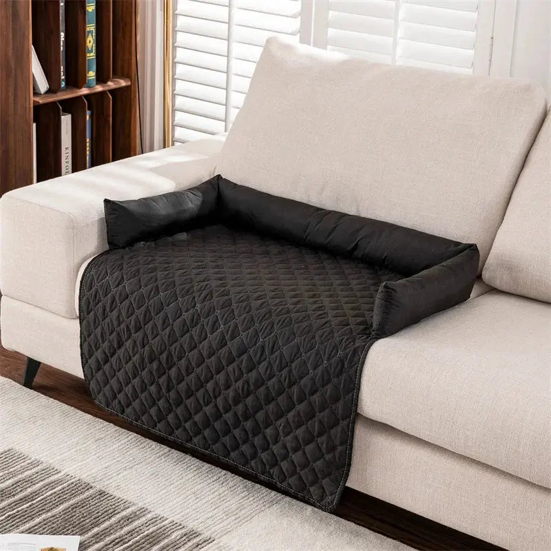 waterproof pet blanket Dog Bed Blanket Mat Dog Sofa Couch Slipcover Pet Pad with Neck Pillow Washable Cat Calming Nest for Travel Home WLP Company